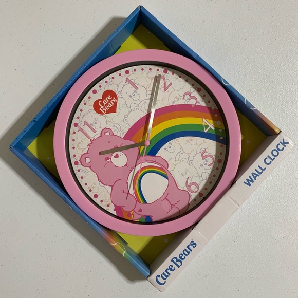 Care Bears Accutime Analog Wall Clock-New in Box - Picture 3 of 5
